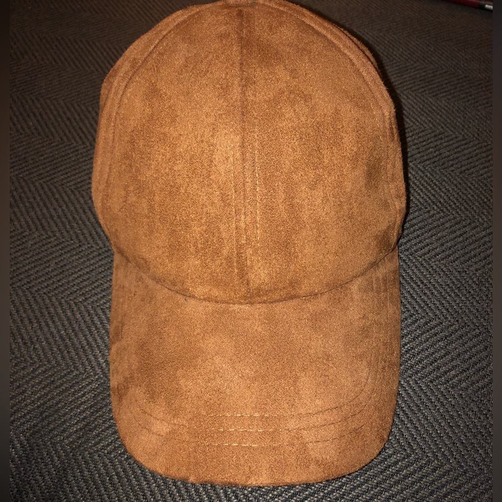 Suede Baseball Hat - Picture 2 of 4